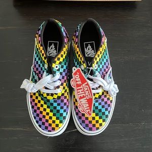 Kids Size 13 Rainbow Vans